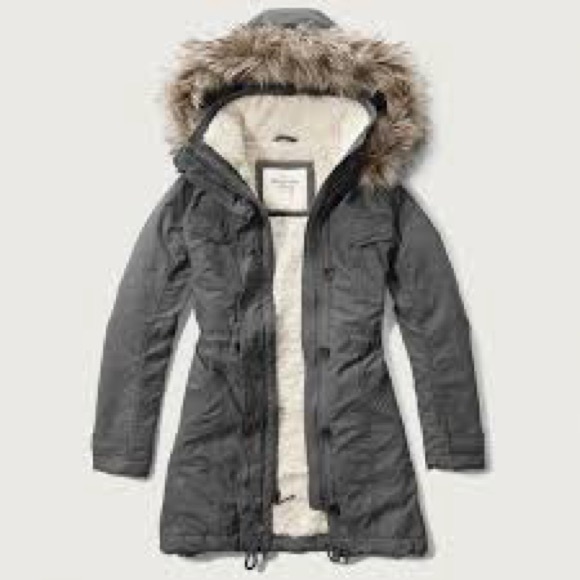 A&F Sherpa Lined Military Parka - Picture 2 of 5